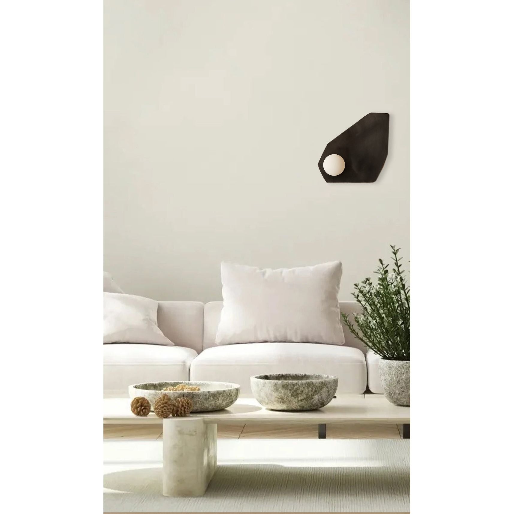 Dounia Home - DH-TOUGEOWAL-AB - Toubkal Geometric Wall Sconce - Antique Brass