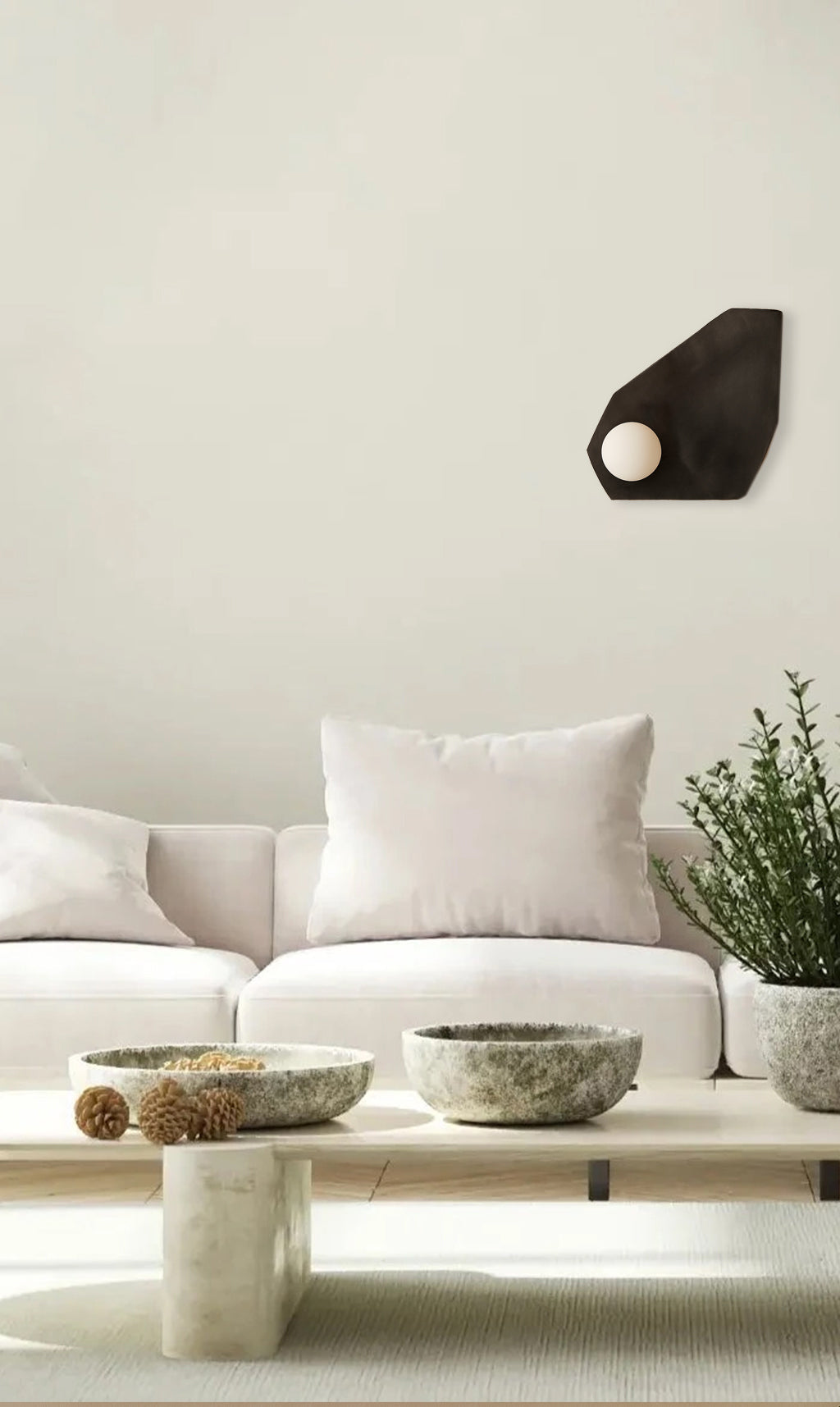 Dounia Home - DH-TOUGEOWAL-AB - Toubkal Geometric Wall Sconce - Antique Brass