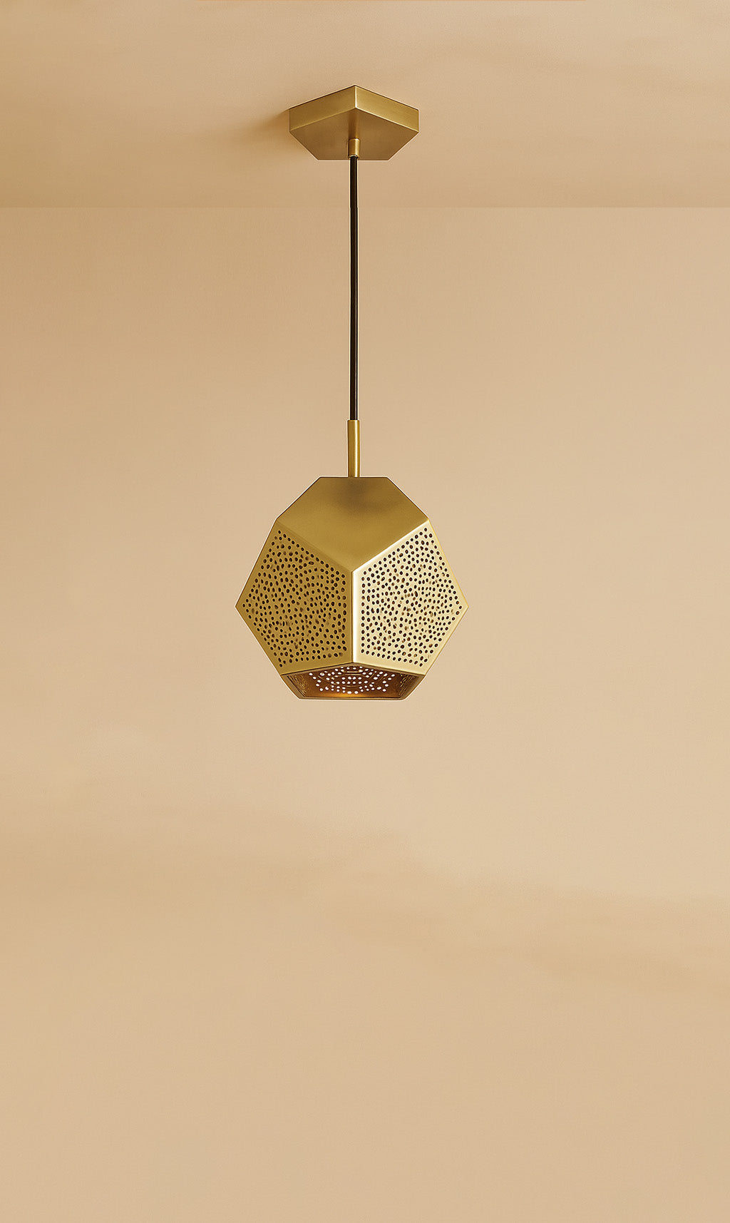 Dounia Home - DH-ULAPENLIG-SM-BRS - Ula Pendant Light - Polished Brass