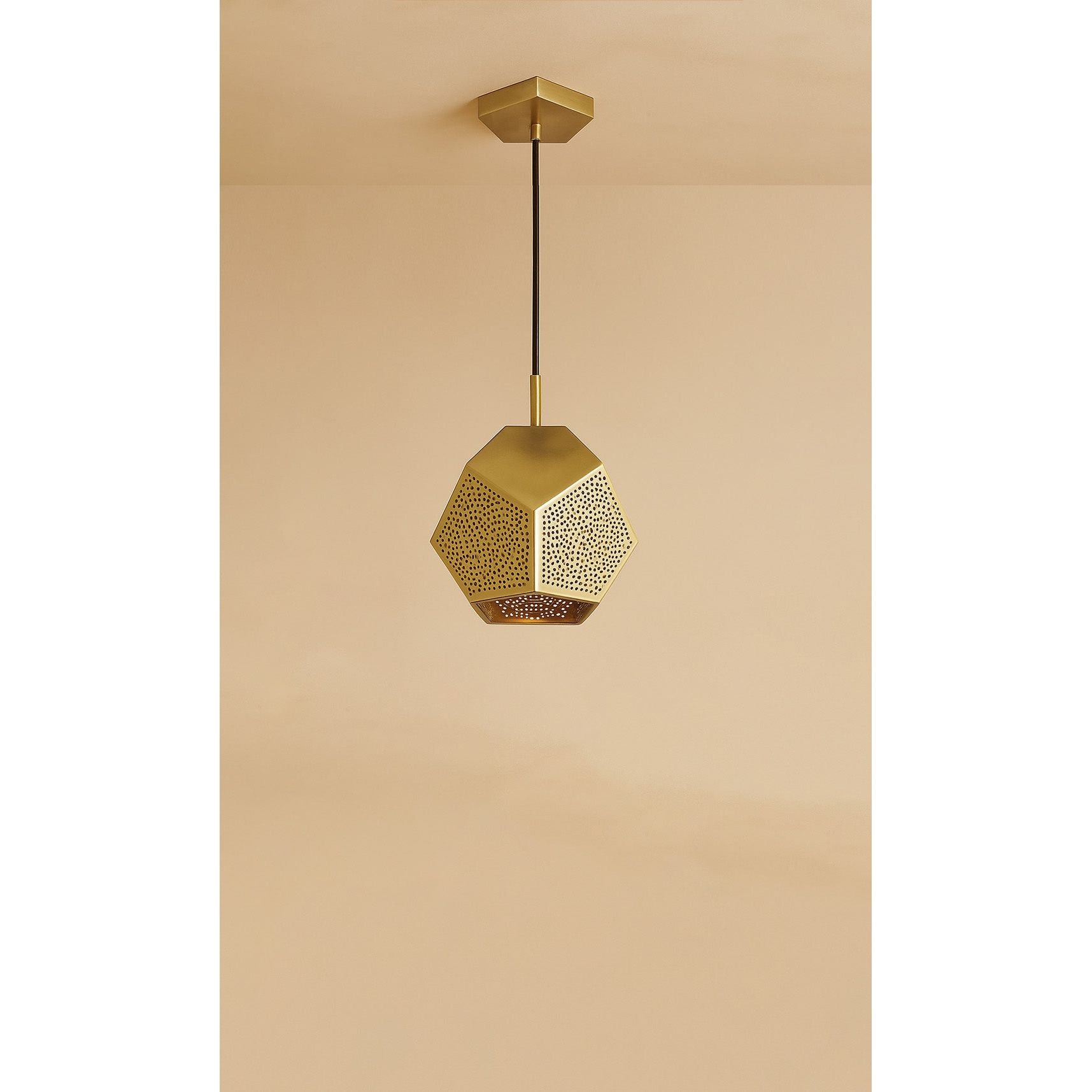 Dounia Home - DH-ULAPENLIG-SM-BRS - Ula Pendant Light - Polished Brass
