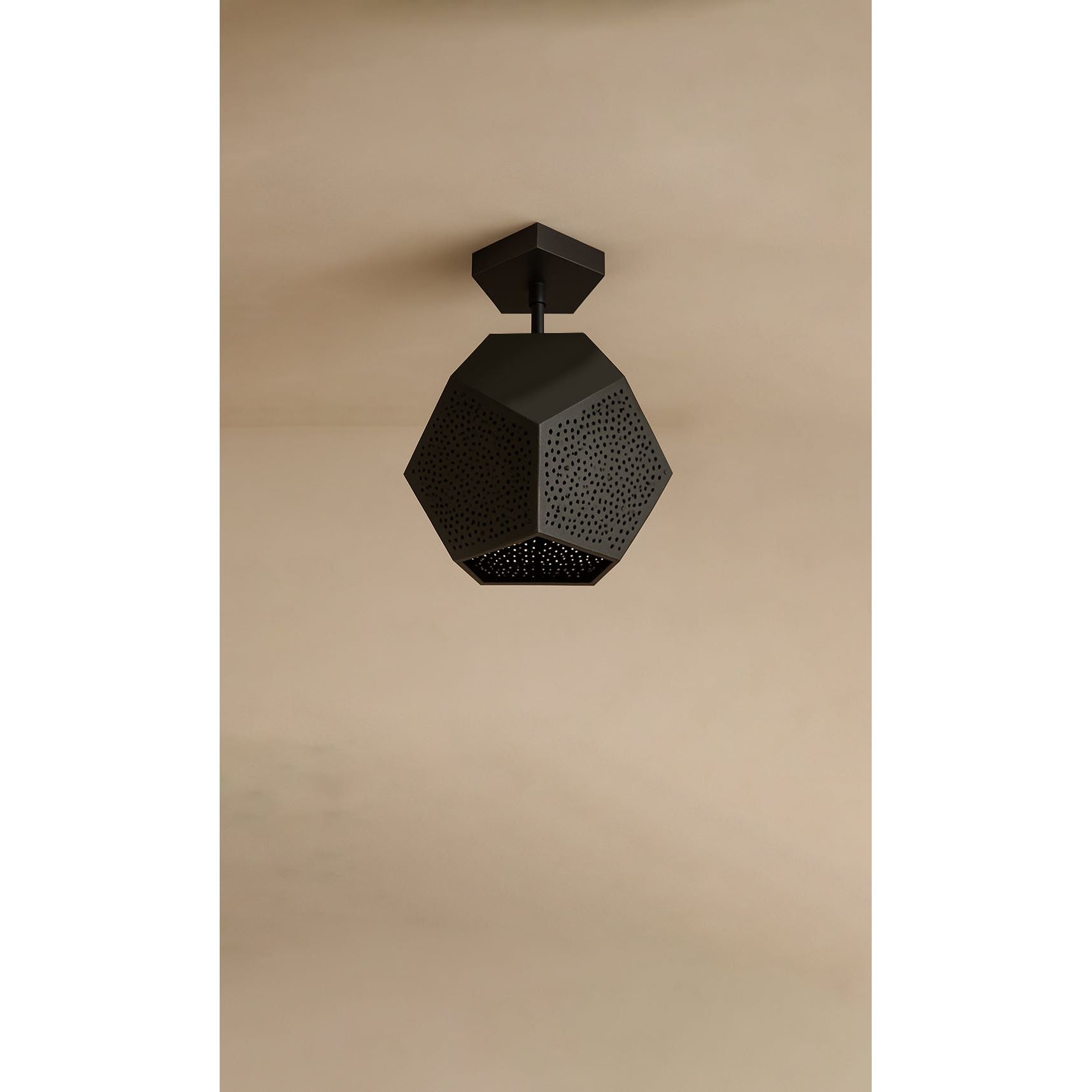 Dounia Home - DH-ULASEMFLU-SM-BRS - Ula Semi-Flush Mount Light - Polished Brass