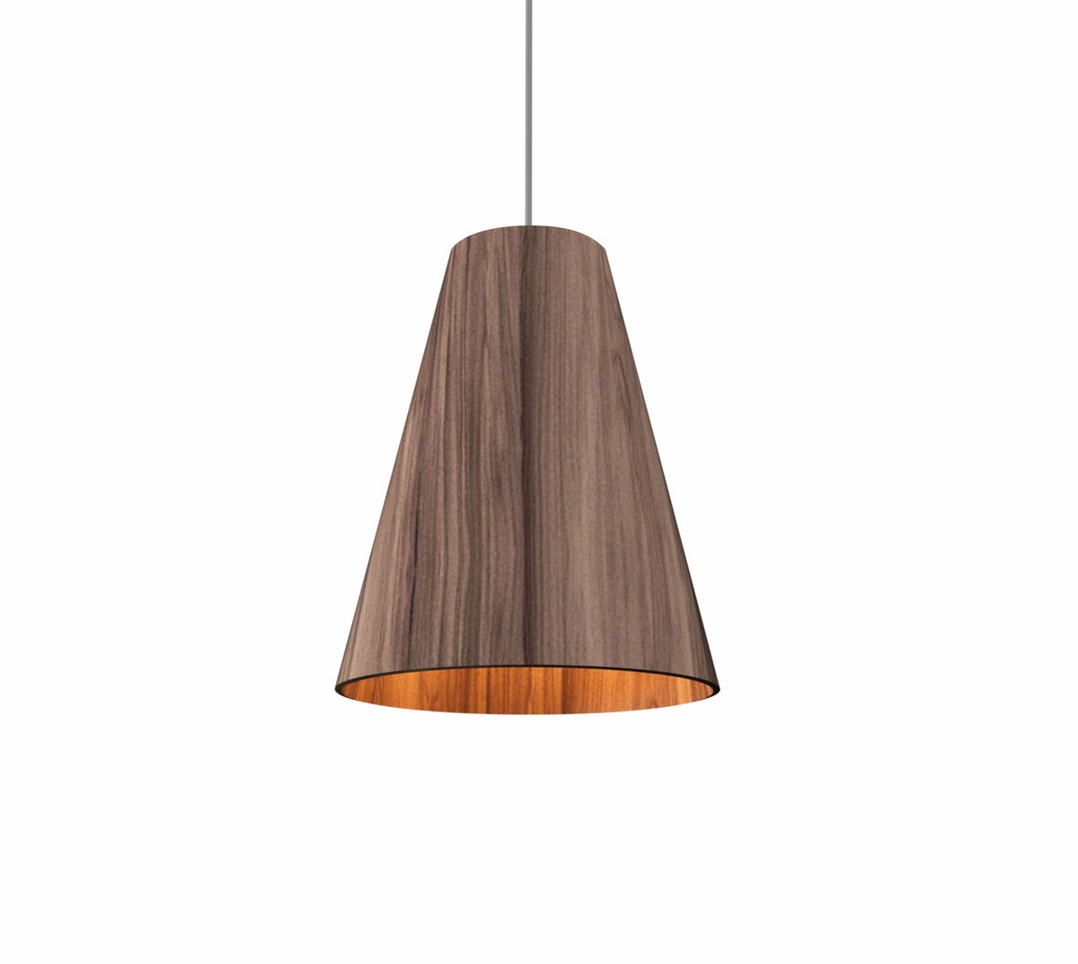 Accord Lighting 1483.18 Conique Accord Suspension en noyer américain