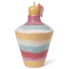 Kähler 693800 Poppery Vase in Pink/Mint/Yellow