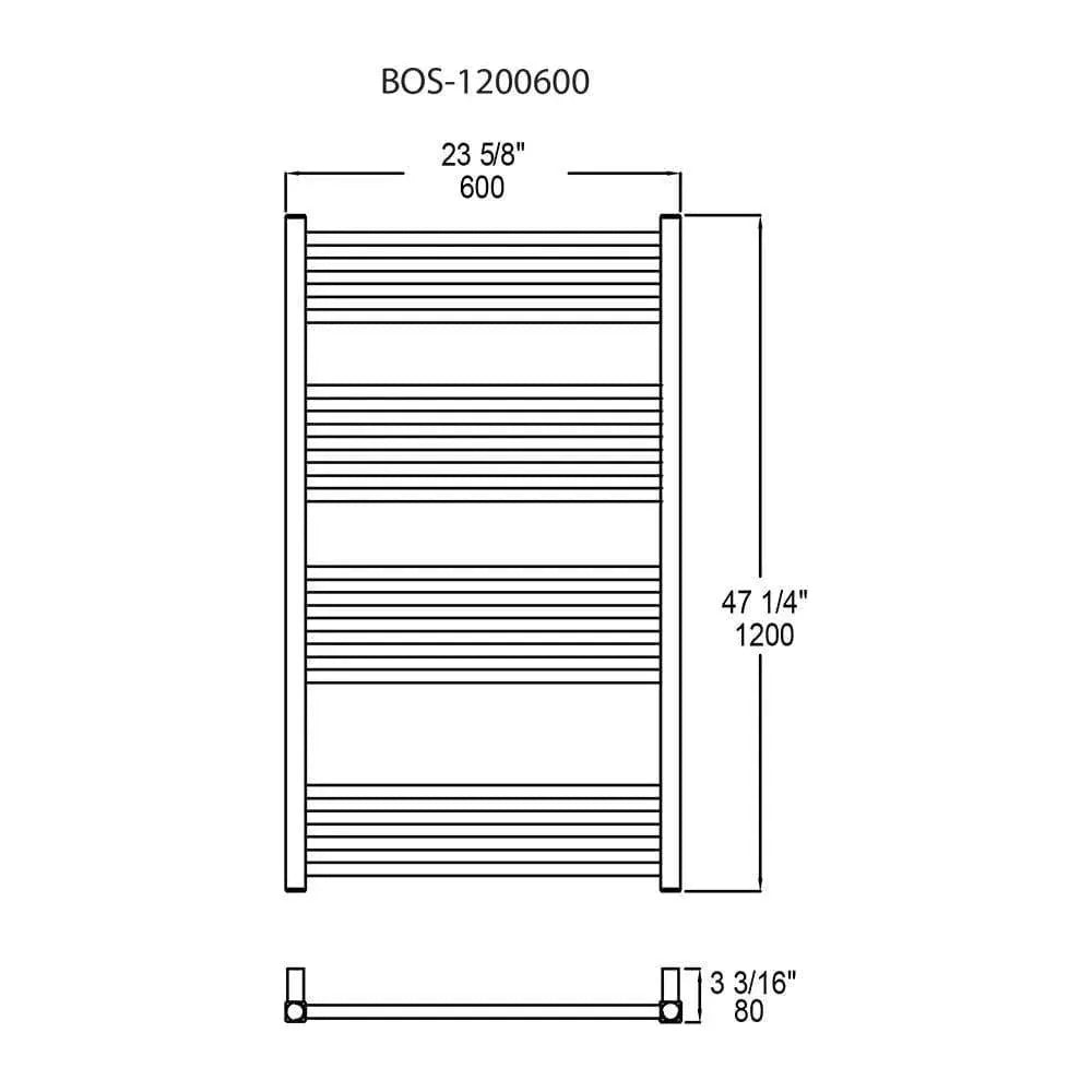 Vernon Towel Warmers - Boston Towel Warmer - BOS-0800500-PC | Montreal Lighting & Hardware