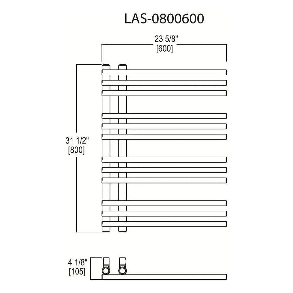 Vernon Towel Warmers - Las Vegas Towel Warmer - LAS-0800600-PC | Montreal Lighting & Hardware