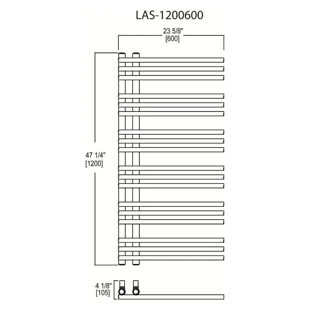Vernon Towel Warmers - Las Vegas Towel Warmer - LAS-0800600-PC | Montreal Lighting & Hardware