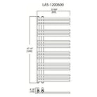 Vernon Towel Warmers - Las Vegas Towel Warmer - LAS-0800600-PC | Montreal Lighting & Hardware