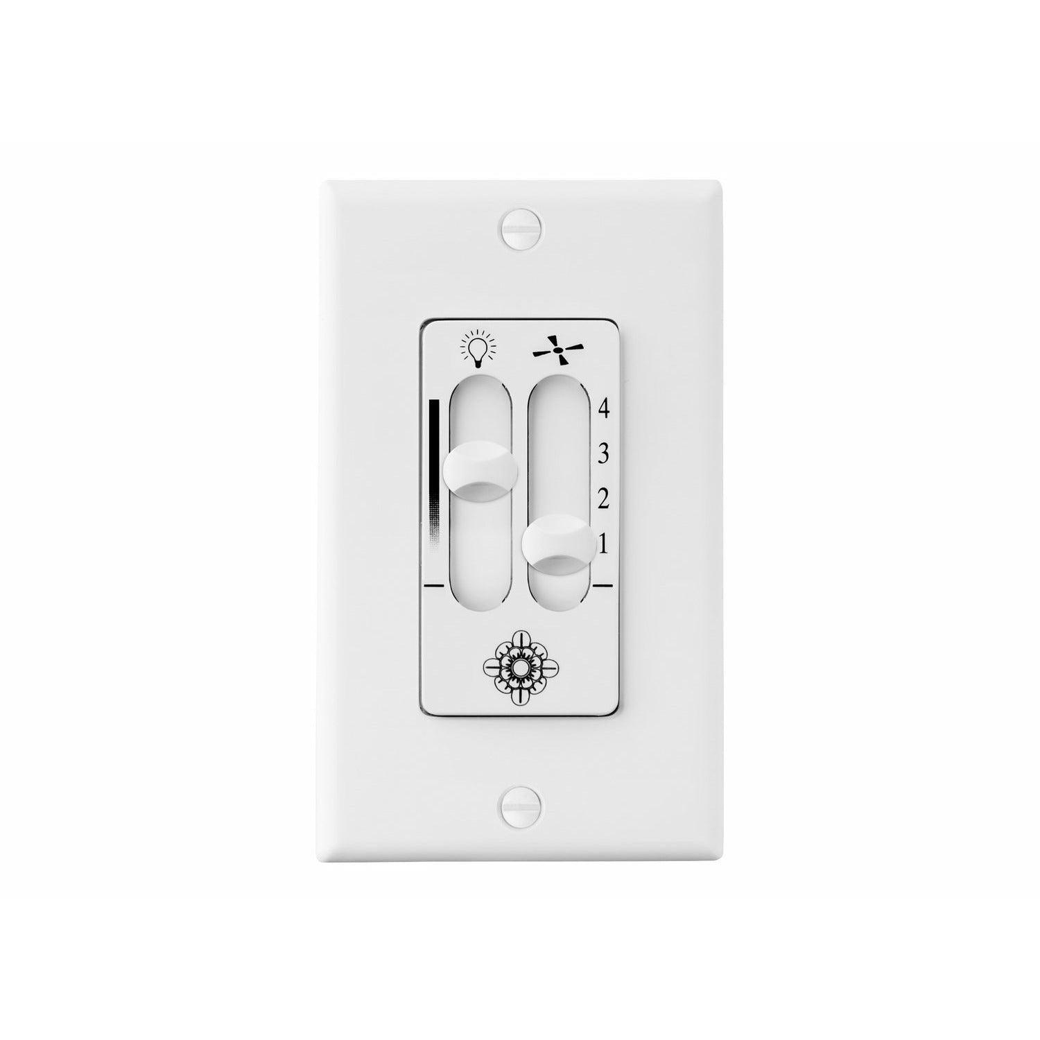 Visual Comfort Fan Collection - 4-Speed Dimmer Wall Control - ESSWC-6-WH | Montreal Lighting & Hardware
