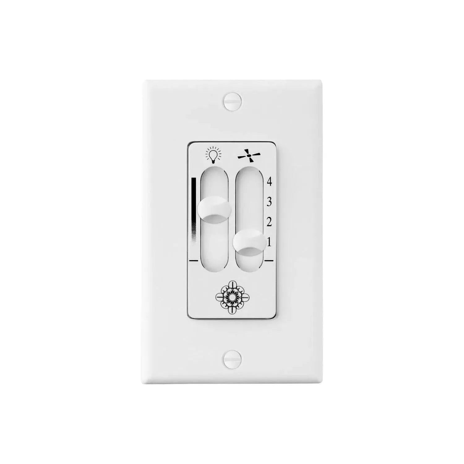 Visual Comfort Fan Collection - 4-Speed Dimmer Wall Control - ESSWC-6-WH | Montreal Lighting & Hardware
