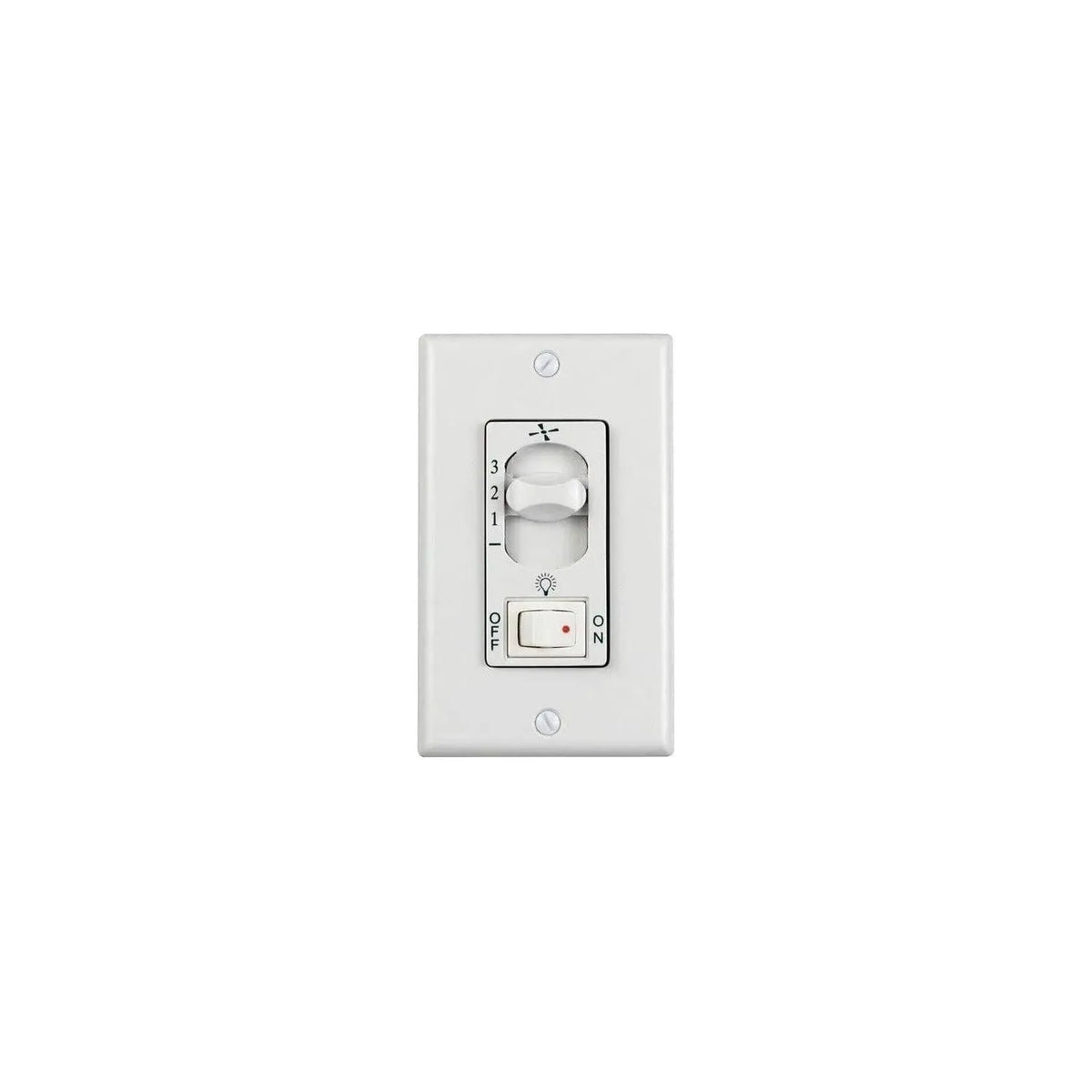 Visual Comfort Fan Collection - 4-Speed Fan / Light Wall Control - ESSWC-5-WH | Montreal Lighting & Hardware