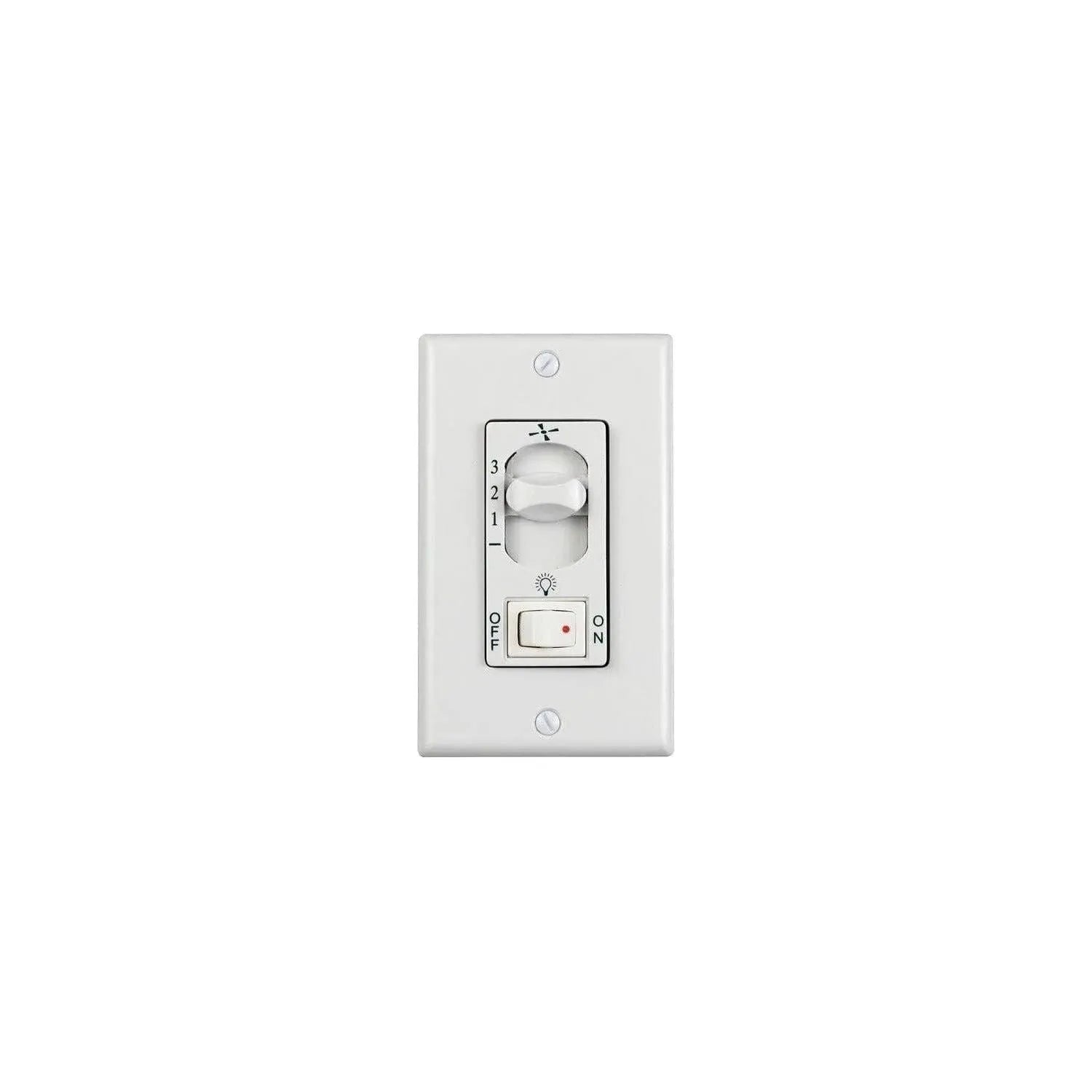 Visual Comfort Fan Collection - 4-Speed Fan / Light Wall Control - ESSWC-5-WH | Montreal Lighting & Hardware