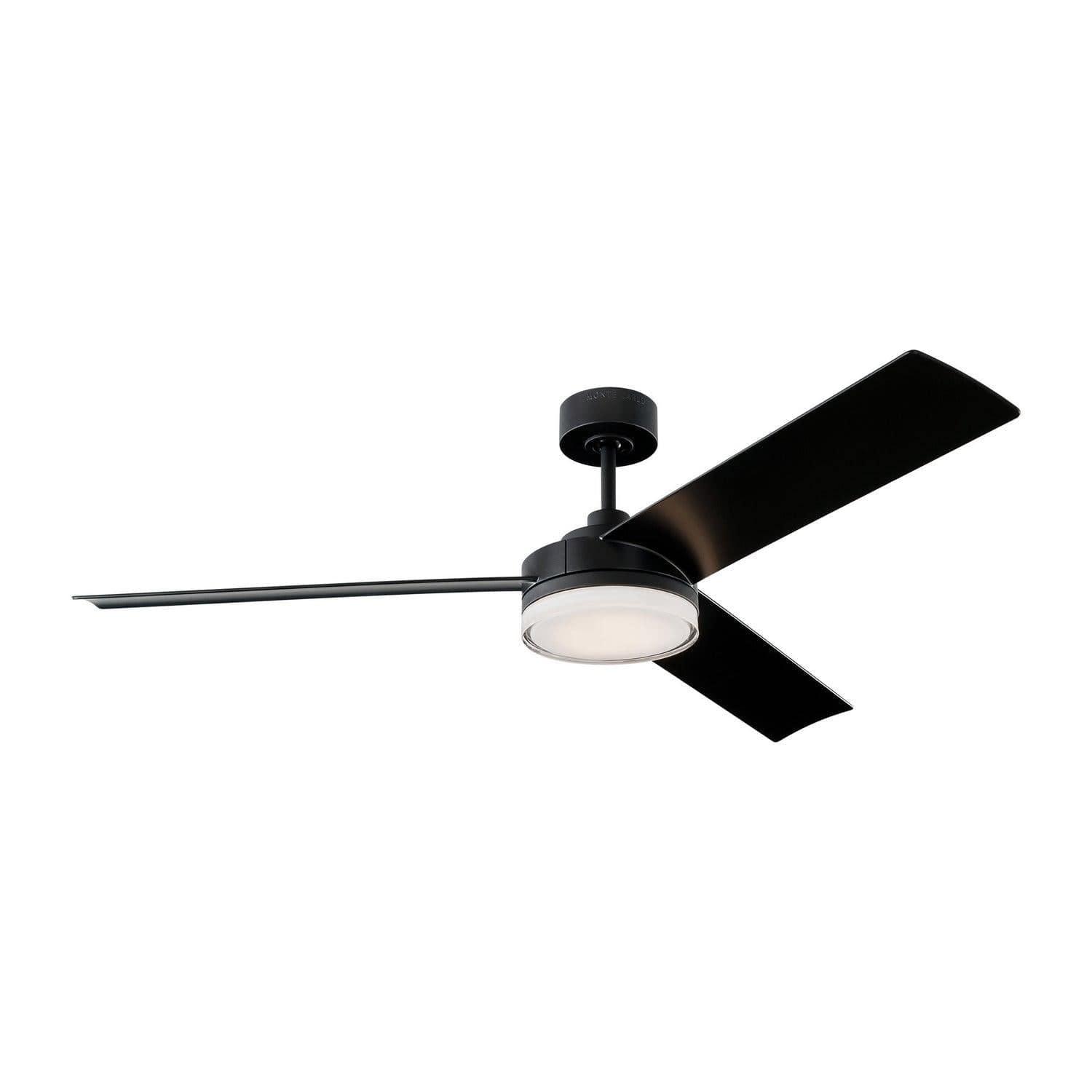 Visual Comfort Fan Collection - Cirque 56" Ceiling Fan - 3CQR56MBKD | Montreal Lighting & Hardware