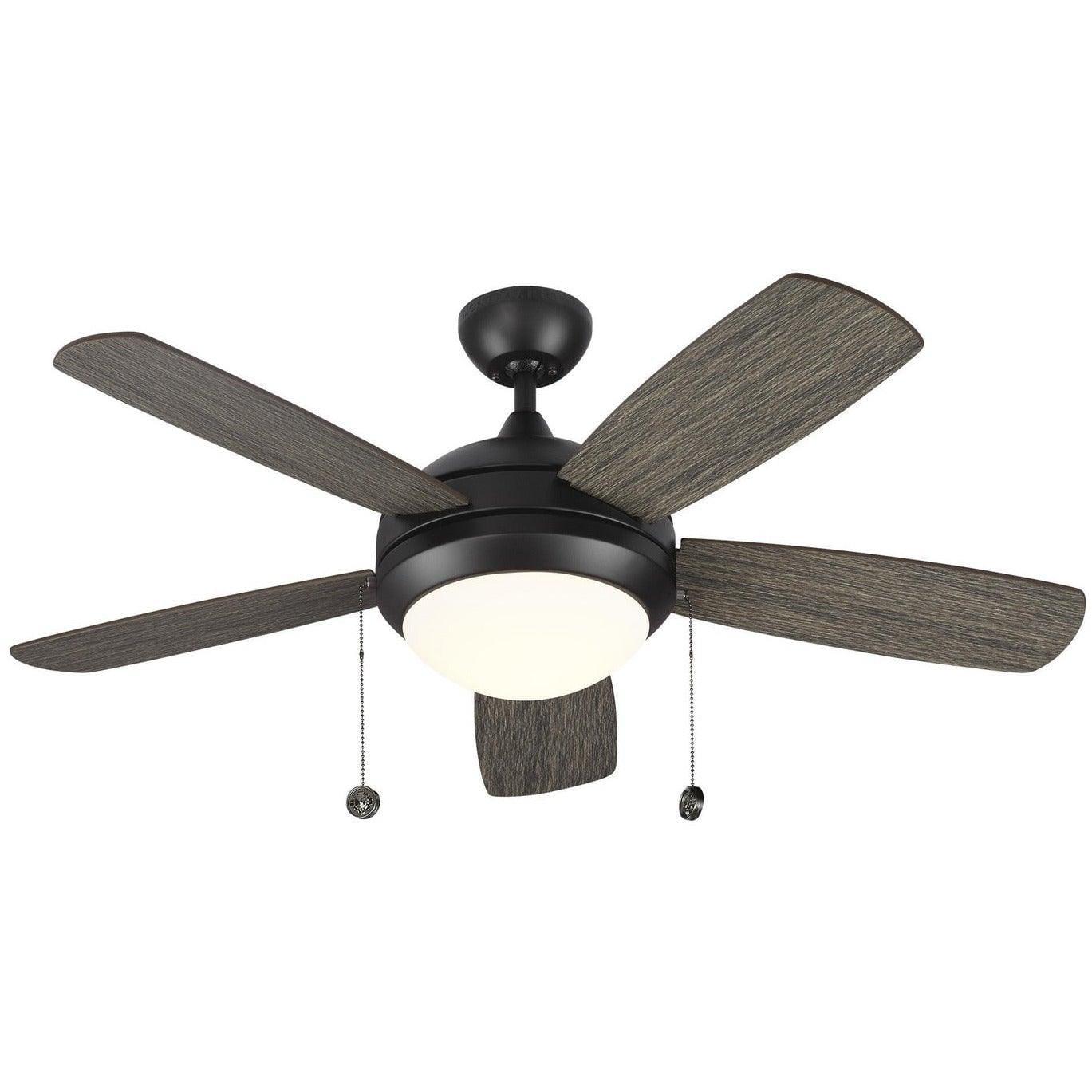 Visual Comfort Fan Collection - Discus Classic II 44" Ceiling Fan - 5DIC44AGPD-V1 | Montreal Lighting & Hardware