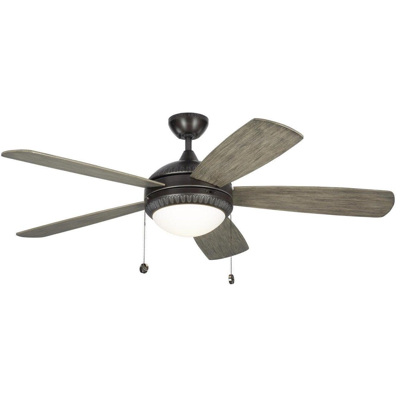 Visual Comfort Fan Collection - Discus Ornate 52" Ceiling Fan - 5DIO52AGPD | Montreal Lighting & Hardware