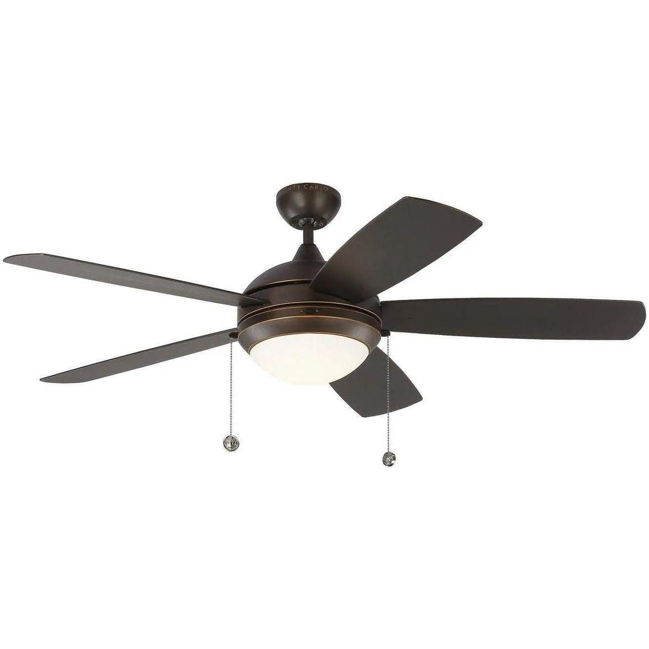Visual Comfort Fan Collection - Discus Outdoor 52" Ceiling Fan - 5DIW52PBSD | Montreal Lighting & Hardware