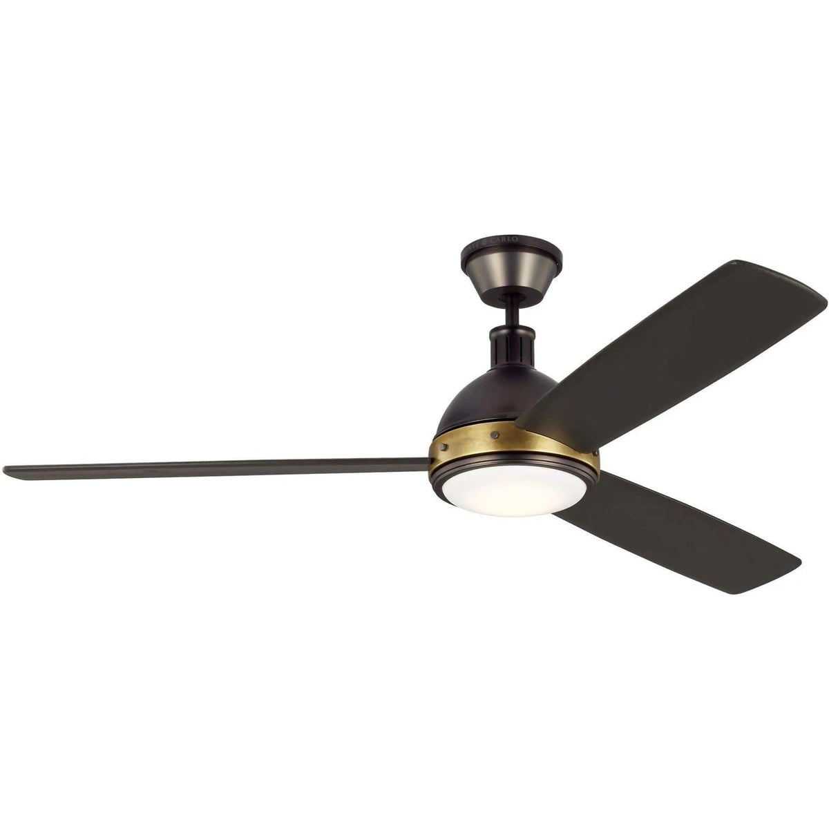 Visual Comfort Fan Collection - Hicks 60" Ceiling Fan - 3HCKR60BNZHABD | Montreal Lighting & Hardware