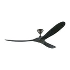 Visual Comfort Fan Collection - Maverick Ceiling Fan - 3MAVR70BKBK | Montreal Lighting & Hardware