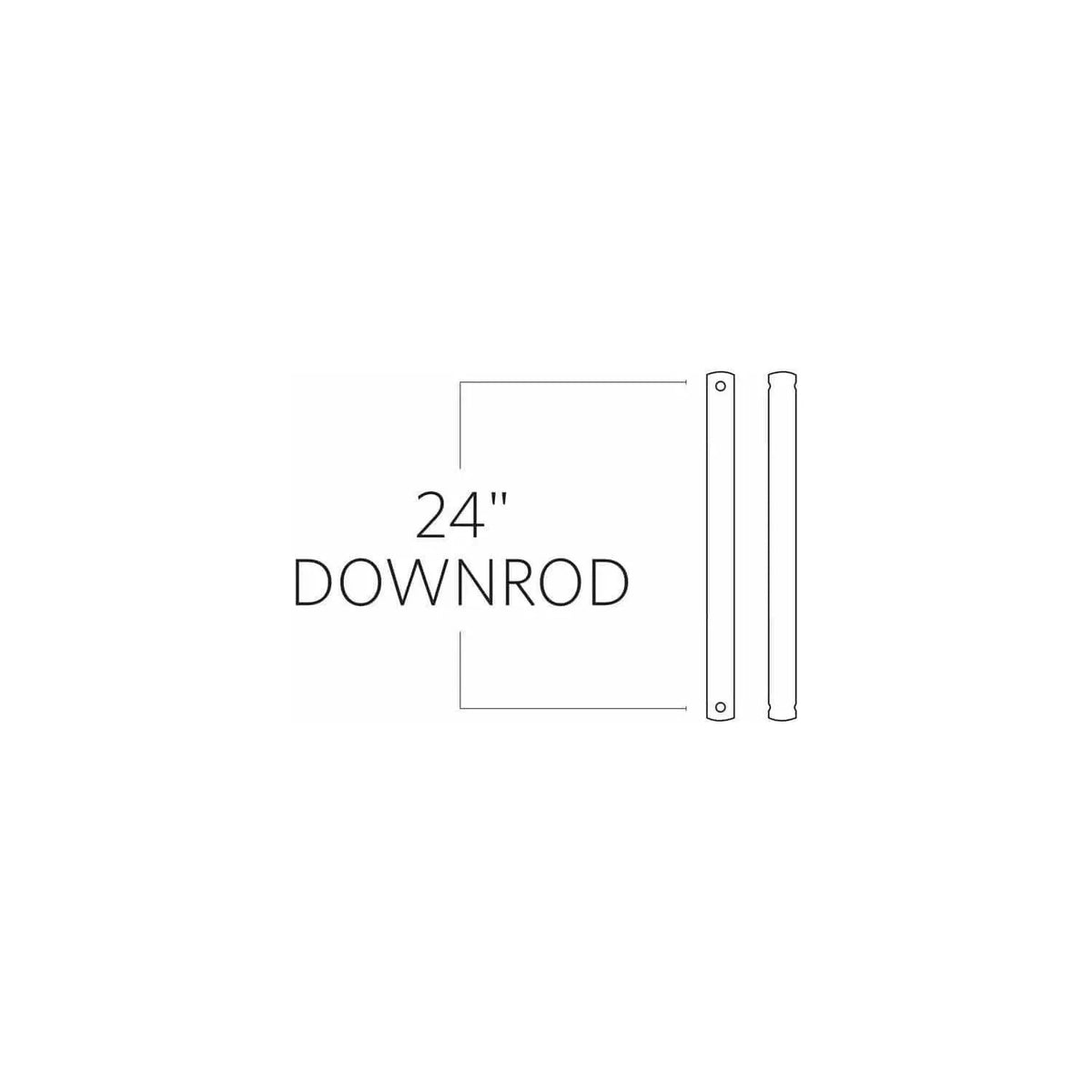 Visual Comfort Fan Collection - Minimalist Downrod - DRM24AGP | Montreal Lighting & Hardware