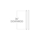 Visual Comfort Fan Collection - Minimalist Downrod - DRM36AGP | Montreal Lighting & Hardware
