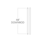Visual Comfort Fan Collection - Minimalist Downrod - DRM48AGP | Montreal Lighting & Hardware