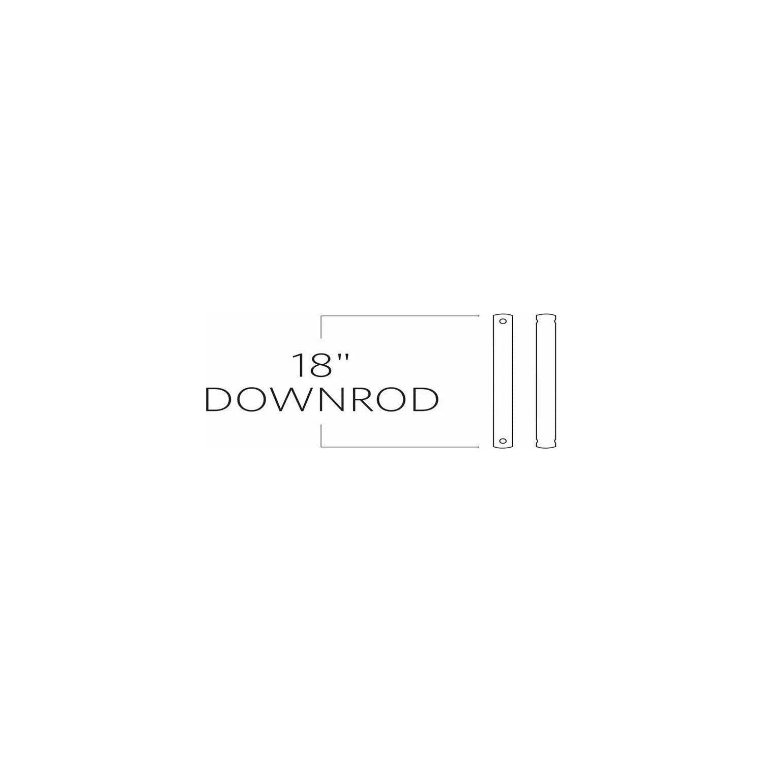 Visual Comfort Fan Collection - Monte Carlo Fan 18" Downrod - DR18BZ | Montreal Lighting & Hardware