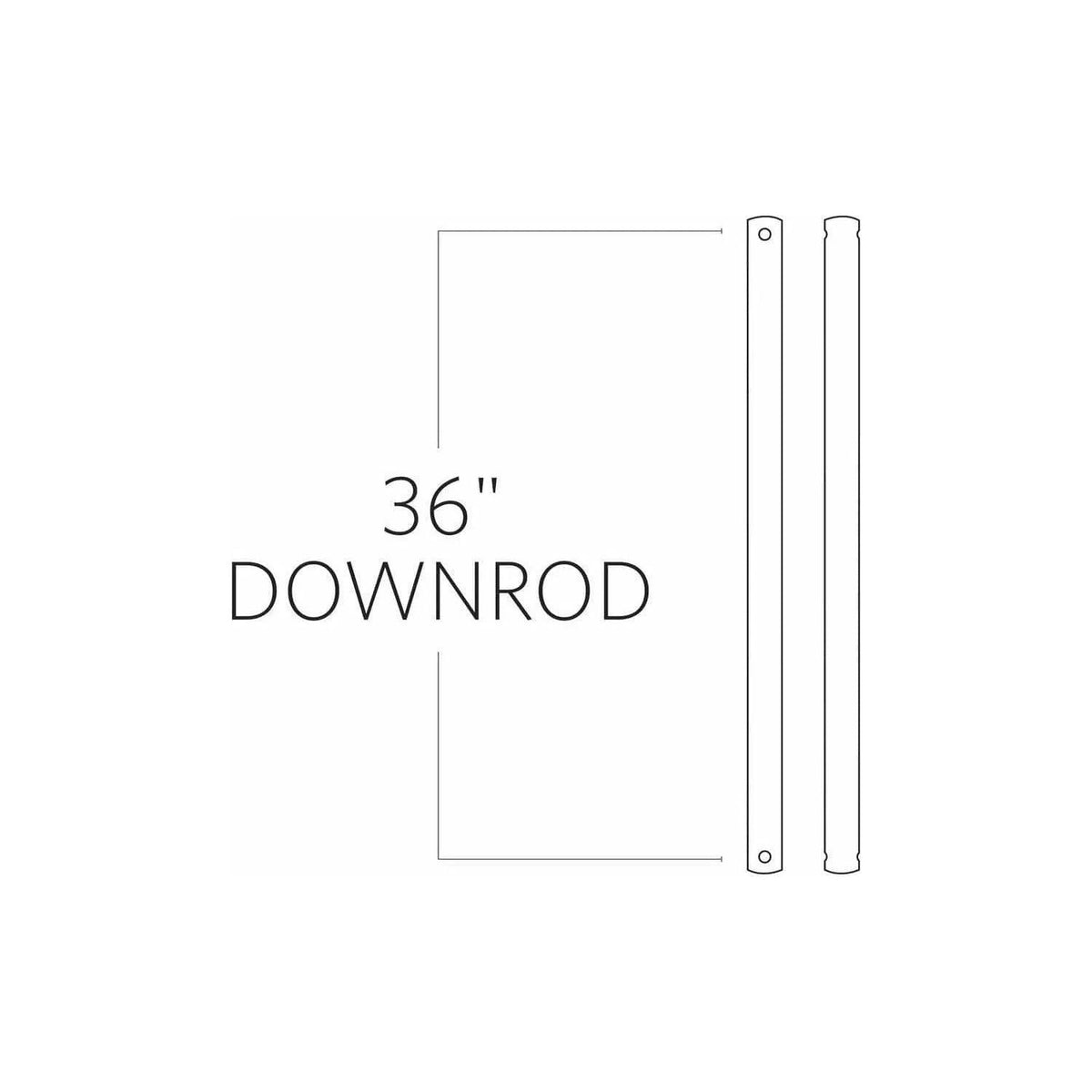 Visual Comfort Fan Collection - Monte Carlo Fan 36" Downrod - DR36DWZ | Montreal Lighting & Hardware