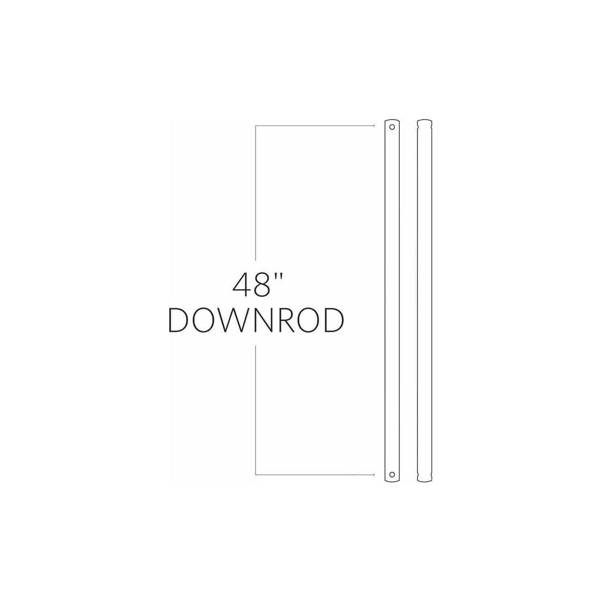 Visual Comfort Fan Collection - Monte Carlo Fan 48" Downrod - DR48WGR | Montreal Lighting & Hardware