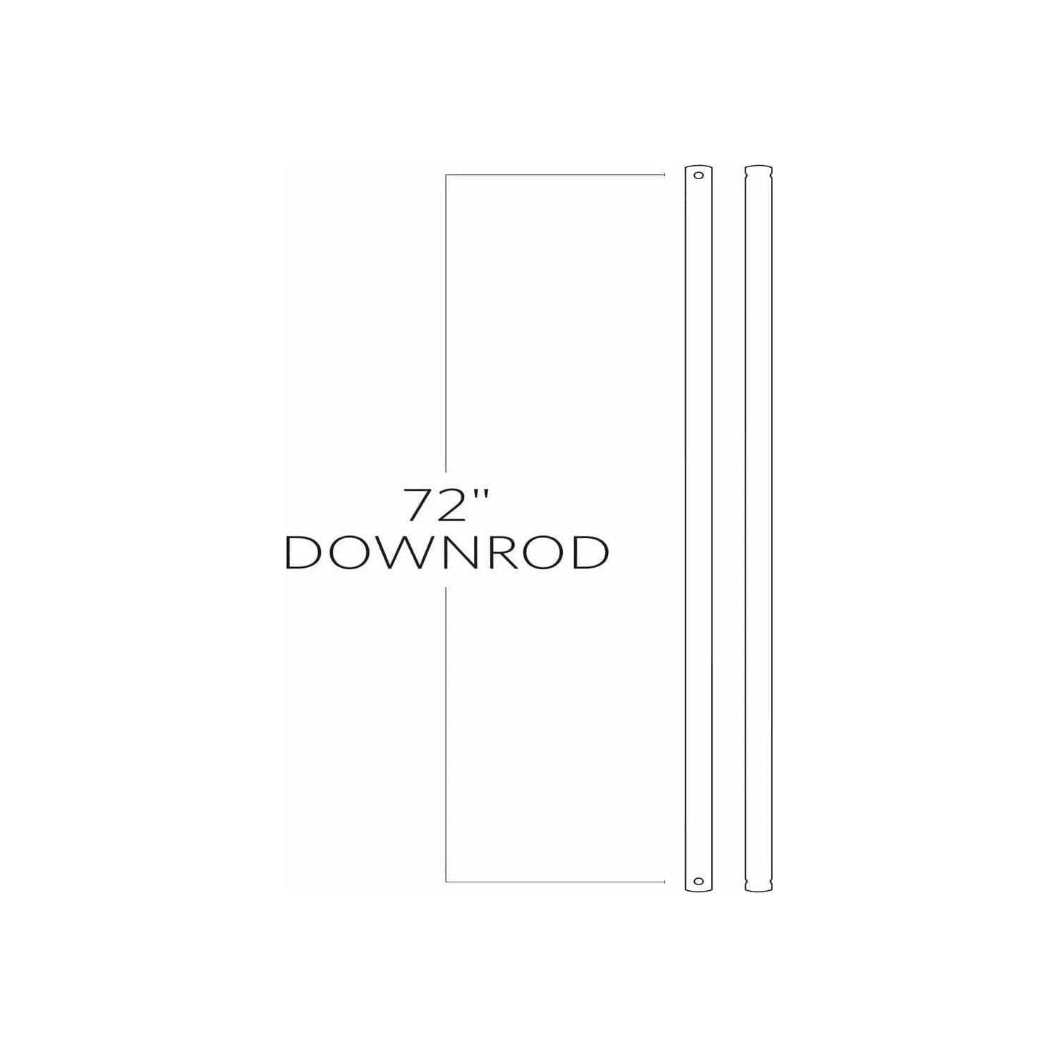 Visual Comfort Fan Collection - Monte Carlo Fan 72" Downrod - DR72BZ | Montreal Lighting & Hardware