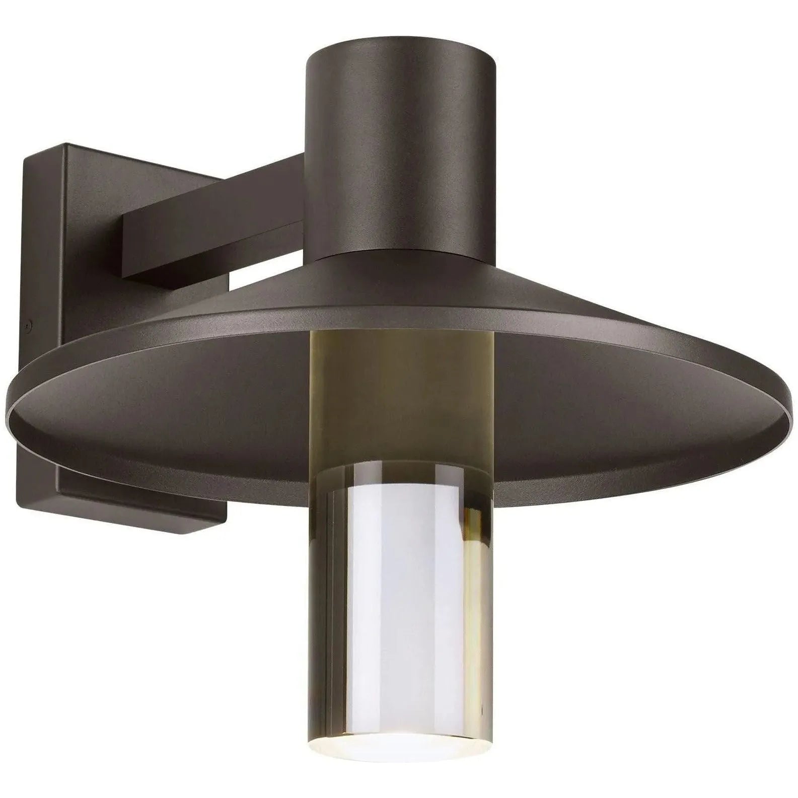 Visual Comfort Modern Collection - Ash 16 LED Outdoor Wall Mount - 700OWASHH92716CHUNV | Montreal Lighting & Hardware