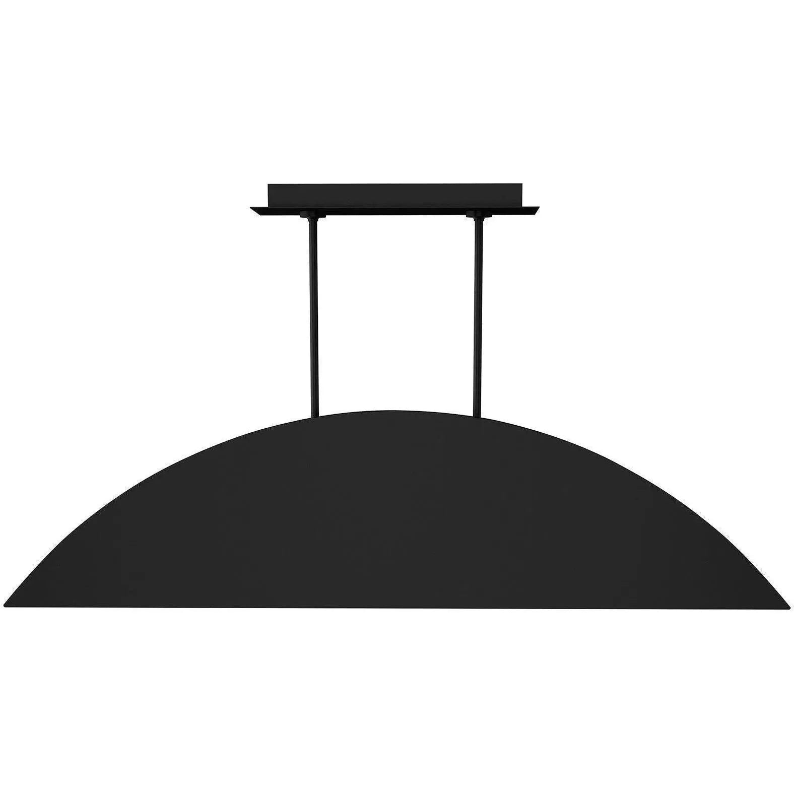 Visual Comfort Modern Collection - Bau LED Linear Suspension - 700LSBAU50B-LED930 | Montreal Lighting & Hardware