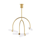 Visual Comfort Modern Collection - Calumn LED Chandelier - 700CLM4NB-LED930 | Montreal Lighting & Hardware