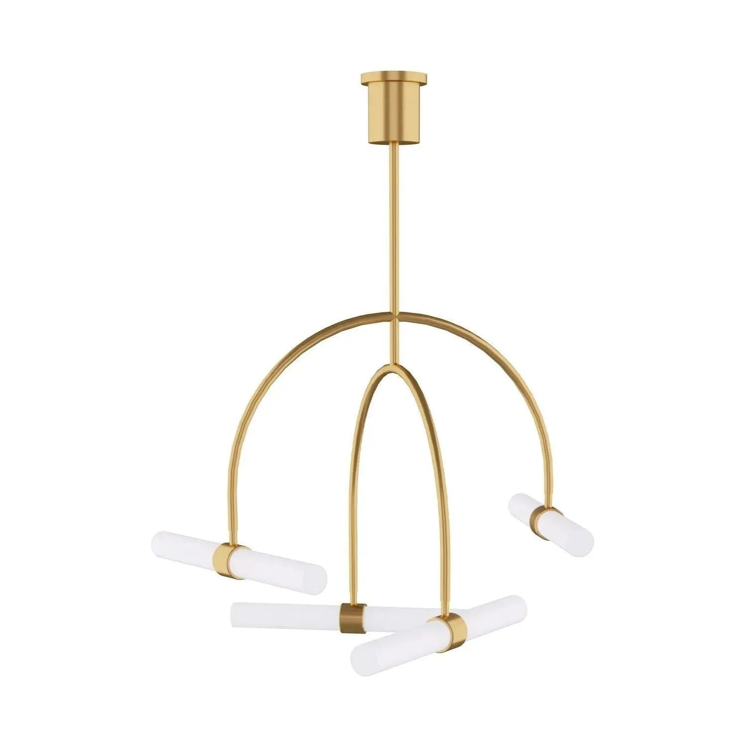 Visual Comfort Modern Collection - Calumn LED Chandelier - 700CLM4B-LED930 | Montreal Lighting & Hardware