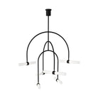 Visual Comfort Modern Collection - Calumn LED Chandelier - 700CLM6B-LED930 | Montreal Lighting & Hardware