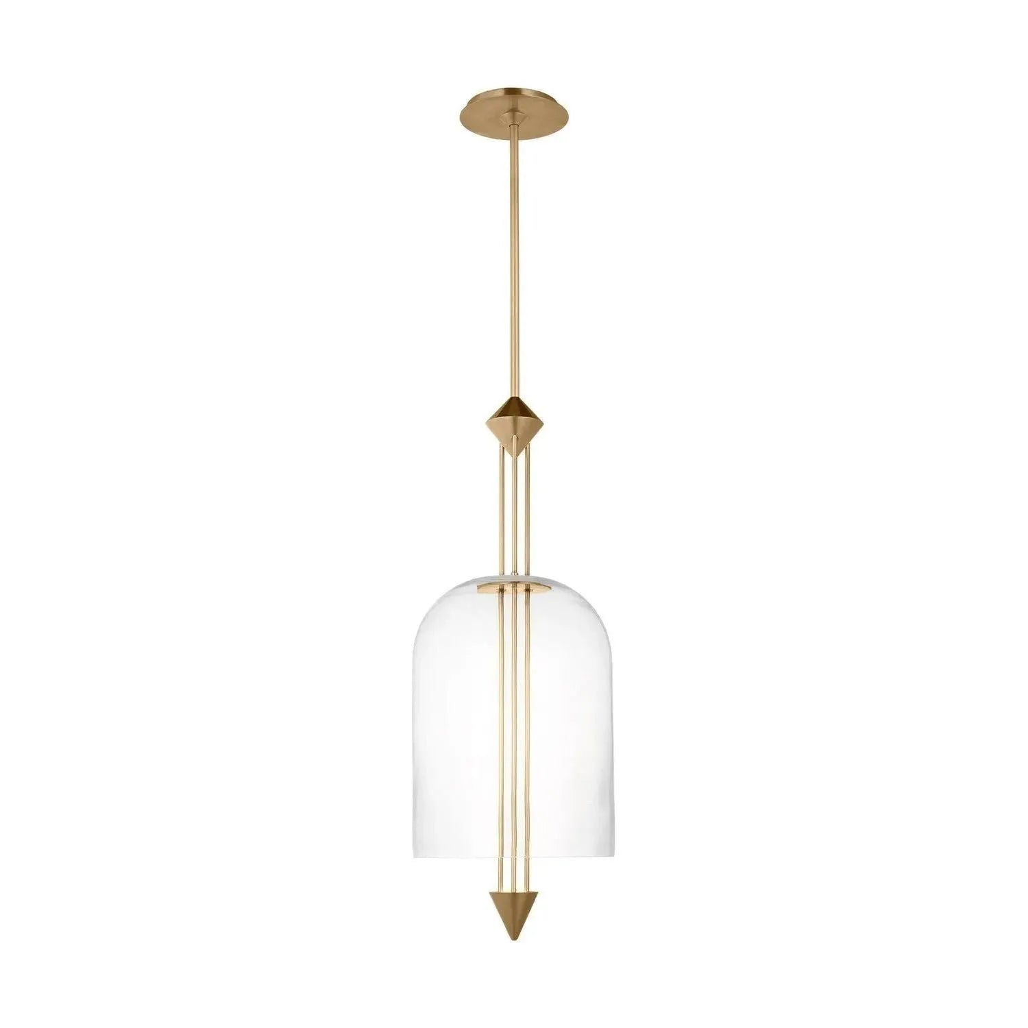 Visual Comfort Modern Collection - Cathedral LED Pendant - SLPD31527CBZ | Montreal Lighting & Hardware