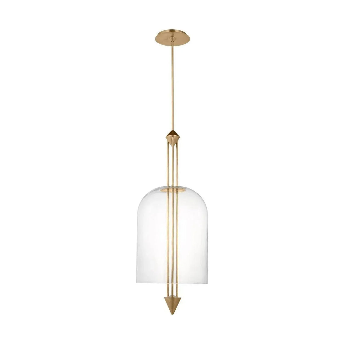 Visual Comfort Modern Collection - Cathedral LED Pendant - SLPD31727CNB | Montreal Lighting & Hardware