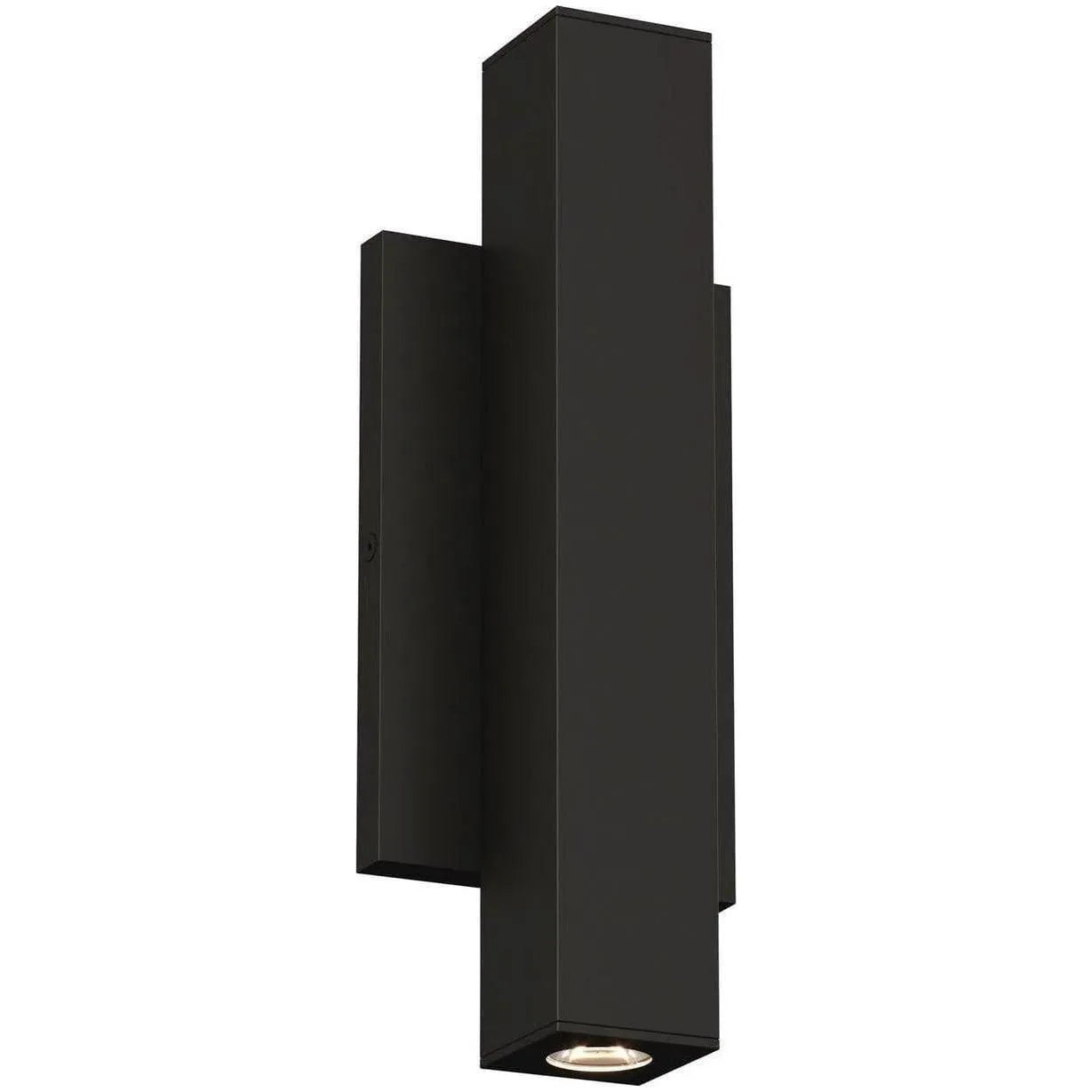 Visual Comfort Modern Collection - Chara Square LED Outdoor Wall Mount - 700OWCHAS93012BUDUNV | Montreal Lighting & Hardware