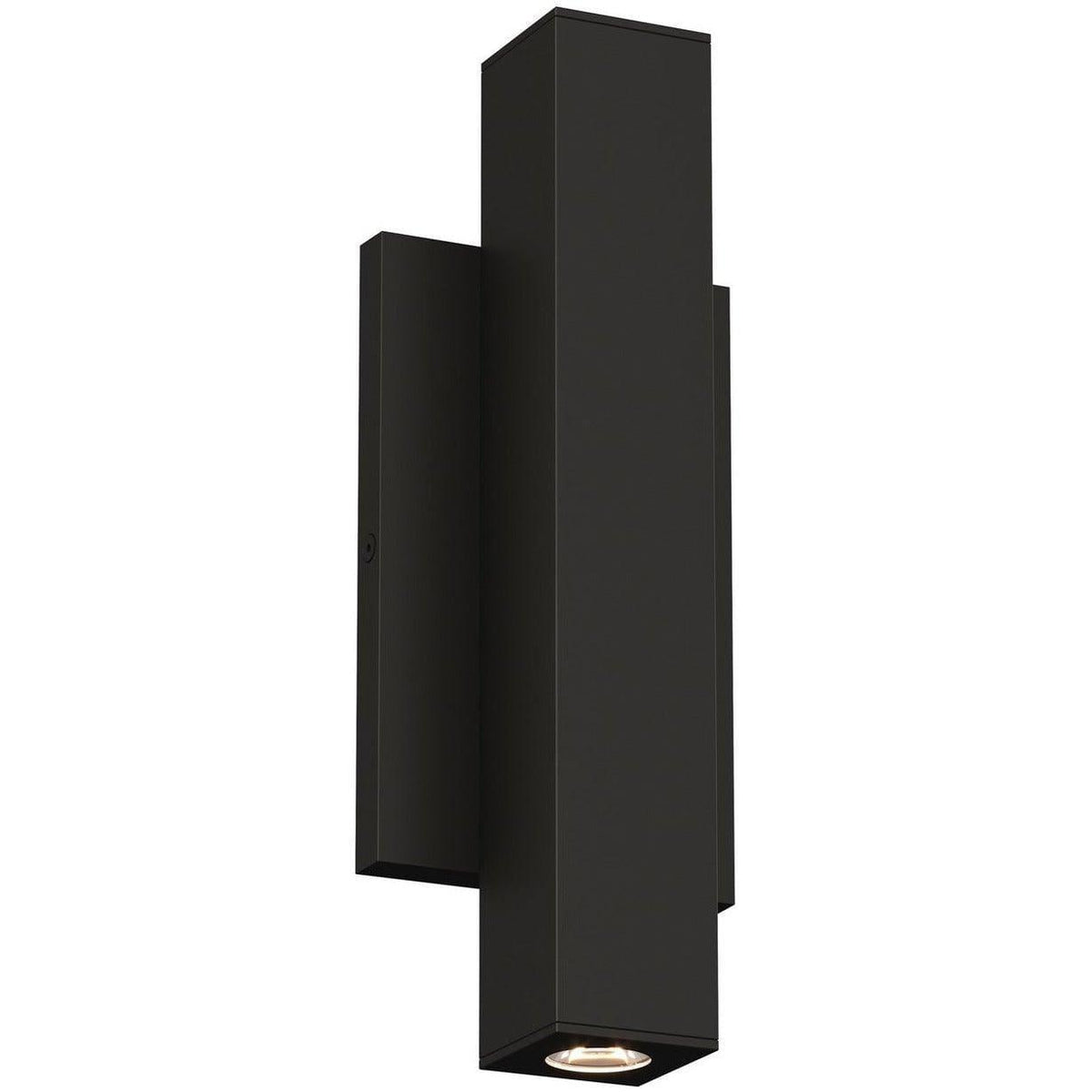 Visual Comfort Modern Collection - Chara Square LED Outdoor Wall Mount - 700OWCHAS93012BUDUNV | Montreal Lighting & Hardware