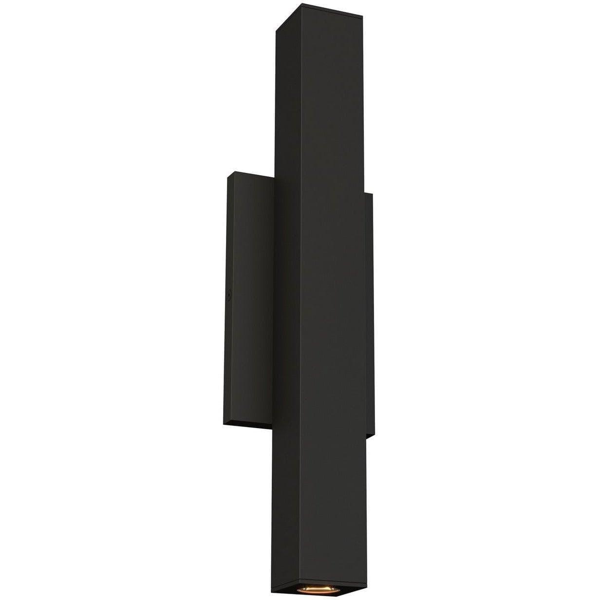Visual Comfort Modern Collection - Chara Square LED Outdoor Wall Mount - 700OWCHAS93017BUDUNV | Montreal Lighting & Hardware