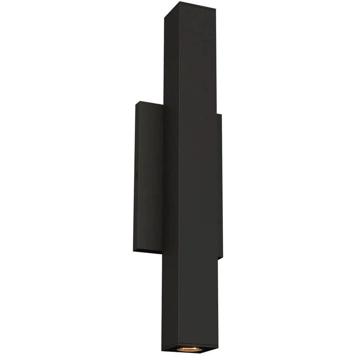 Visual Comfort Modern Collection - Chara Square LED Outdoor Wall Mount - 700OWCHAS93017BUDUNV | Montreal Lighting & Hardware