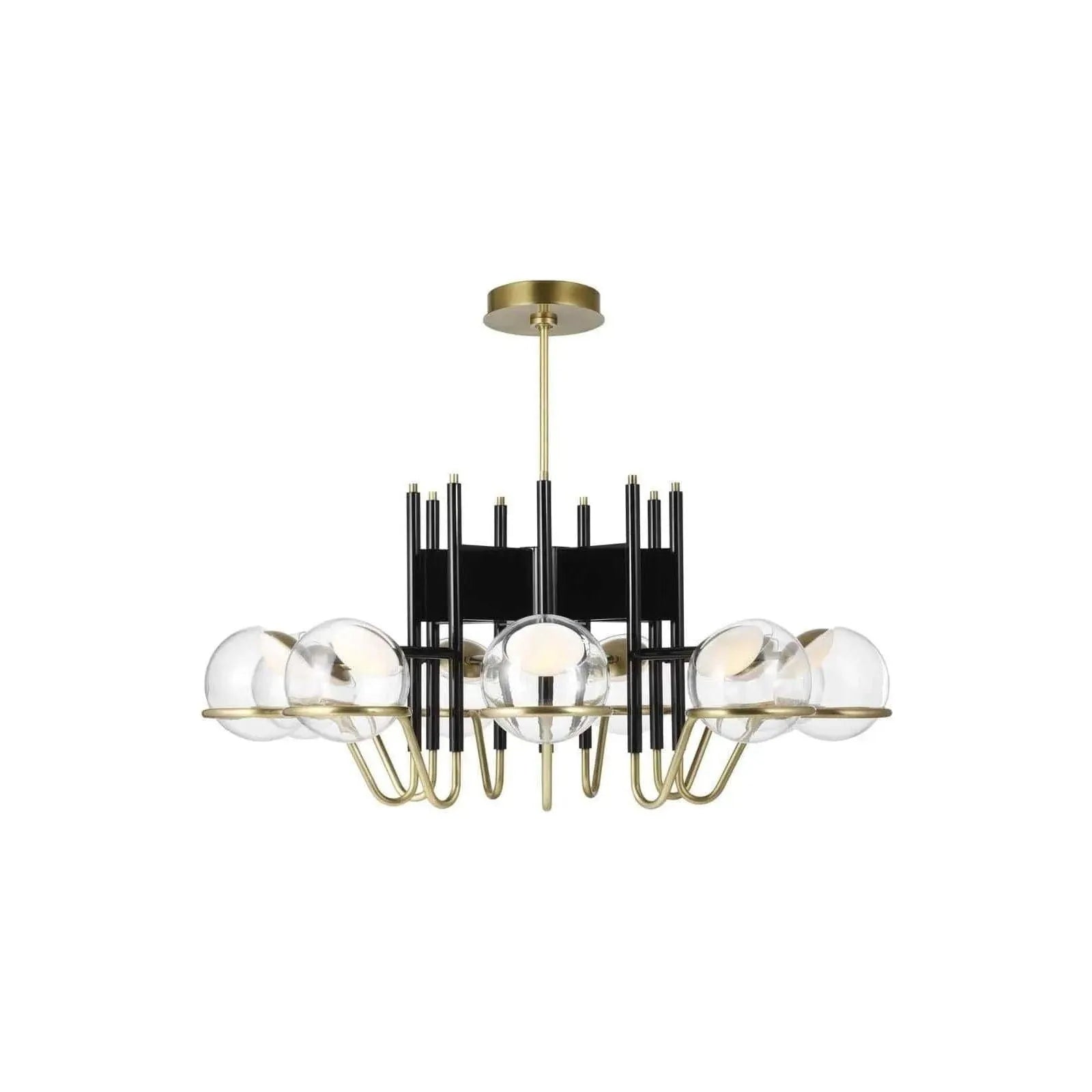 Visual Comfort Modern Collection - Crosby LED Chandelier - 700CRBY9BNB-LED927 | Montreal Lighting & Hardware
