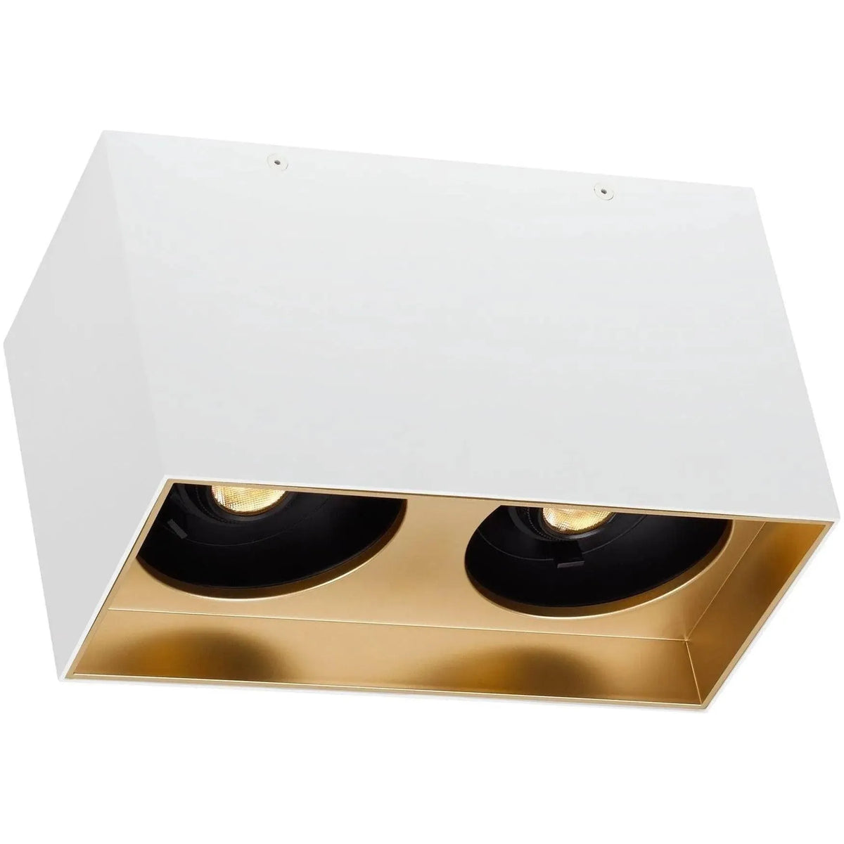 Visual Comfort Modern Collection - Exo 6 Double LED Flush Mount - 700FMEXOD620WG-LED927 | Montreal Lighting & Hardware