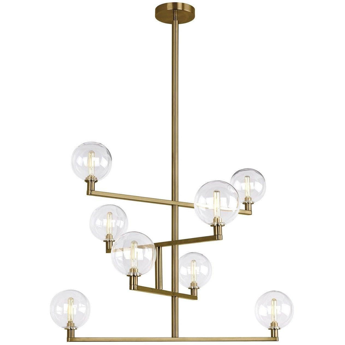 Visual Comfort Modern Collection - Gambit Chandelier - 700GMBCR-LED927 | Montreal Lighting & Hardware