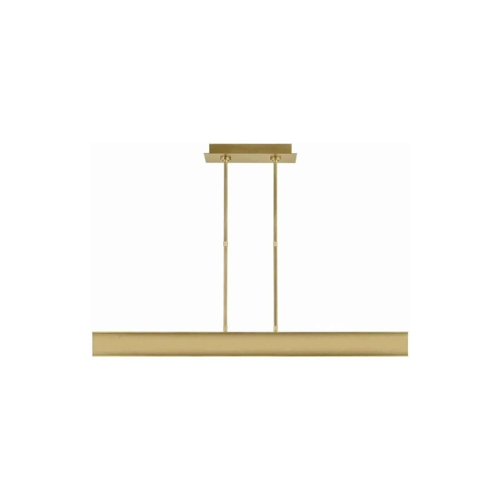 Visual Comfort Modern Collection - I-Beam LED Linear Suspension - 700LSIBM47BR-LED927 | Montreal Lighting & Hardware