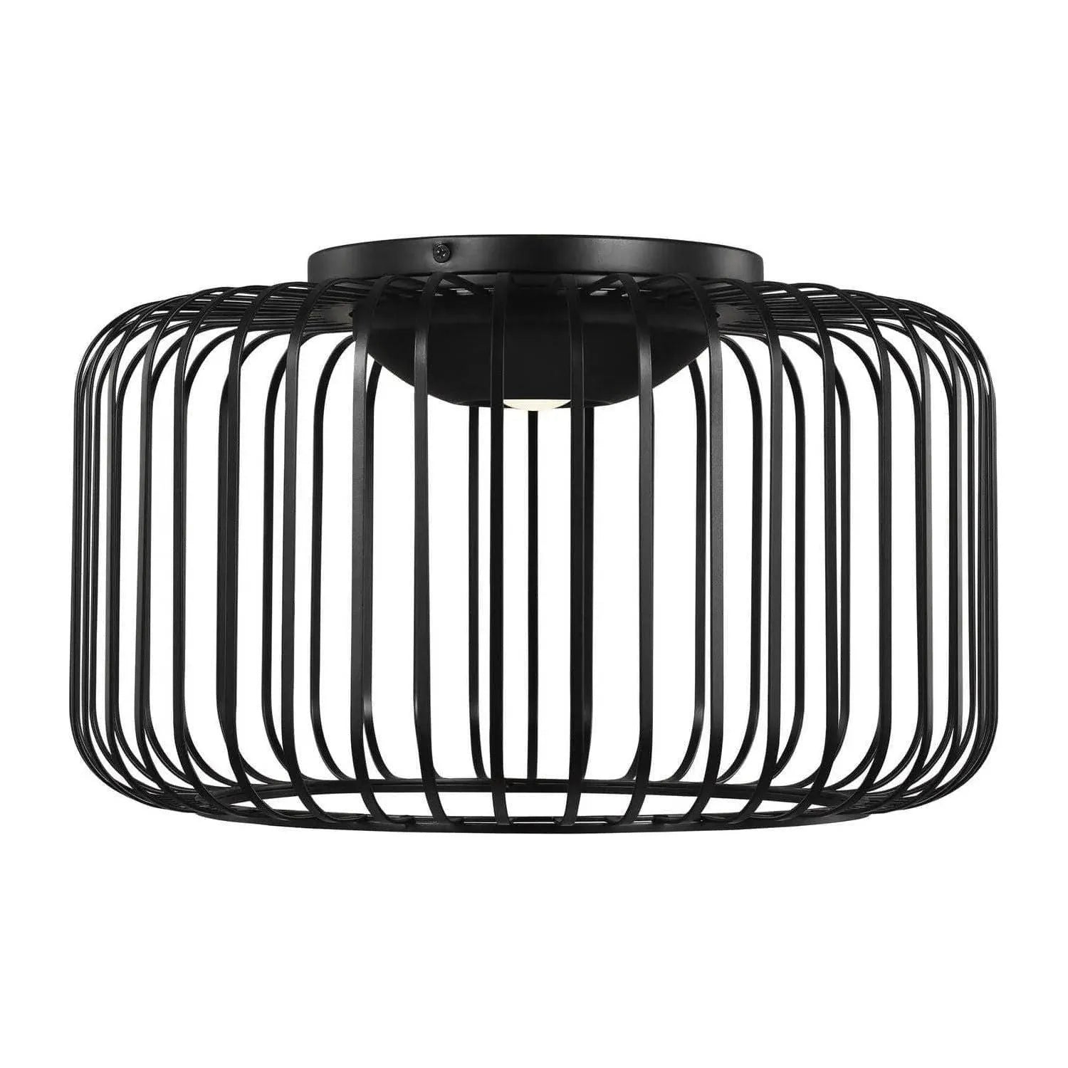 Visual Comfort Modern Collection - Kai LED Flush Mount - 700FMKAI15B-LED930 | Montreal Lighting & Hardware