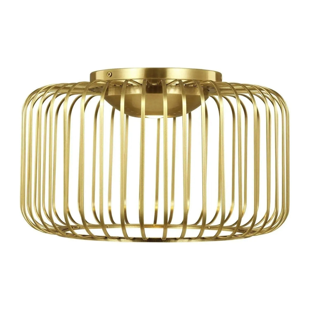 Visual Comfort Modern Collection - Kai LED Flush Mount - 700FMKAI15BR-LED930 | Montreal Lighting & Hardware