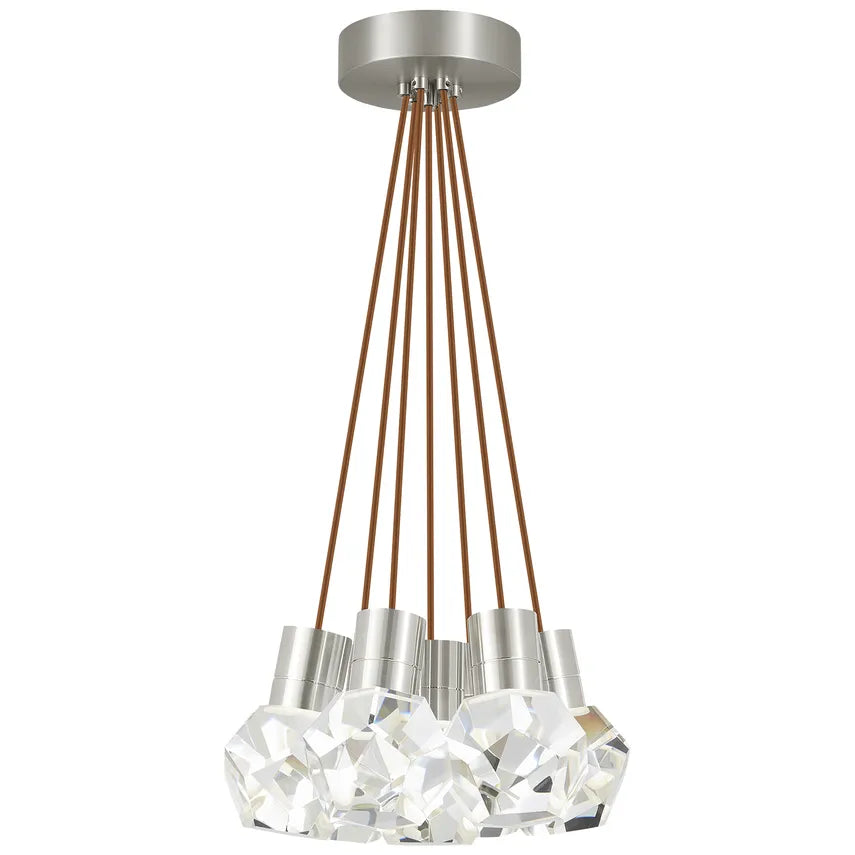 Visual Comfort Modern Collection - Kira 7 LED Multi-Light Pendant - 700TDKIRAP7PS-LED922 | Montreal Lighting & Hardware