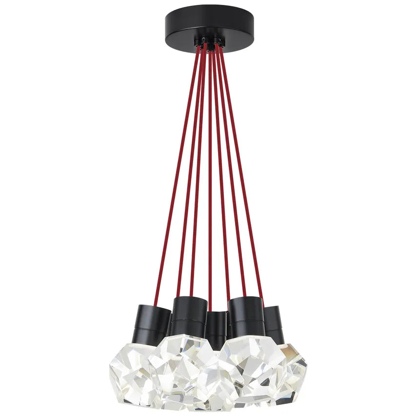 Visual Comfort Modern Collection - Kira 7 LED Multi-Light Pendant - 700TDKIRAP7RB-LED922 | Montreal Lighting & Hardware