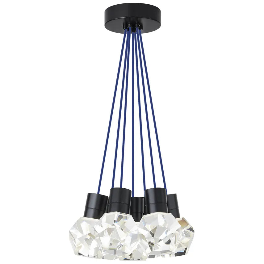 Visual Comfort Modern Collection - Kira 7 LED Multi-Light Pendant - 700TDKIRAP7UB-LED922 | Montreal Lighting & Hardware