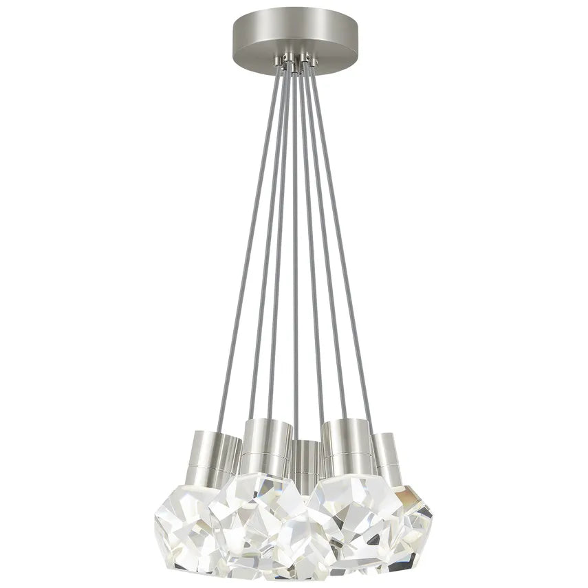 Visual Comfort Modern Collection - Kira 7 LED Multi-Light Pendant - 700TDKIRAP7YS-LED922 | Montreal Lighting & Hardware