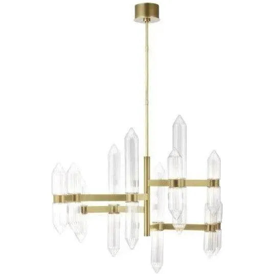 Visual Comfort Modern Collection - Langston LED Chandelier - 700LGSN31BR-LED927 | Montreal Lighting & Hardware